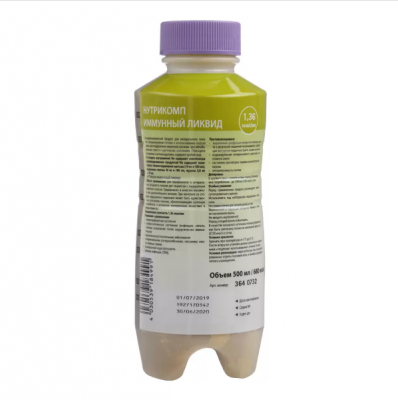 Нутрикомп Иммунный ликвид 500 мл. пластиковая бутылка купить оптом в Улан-Удэ